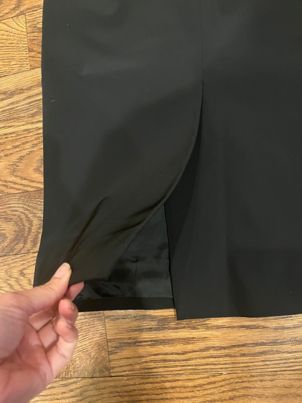 Prada Black Tailored Pencil Skirt 4 Y2K - Picture 4 of 5